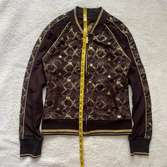 Y2K Brown and Gold Ecko Red Track Jacket - Picture 5 of 7